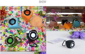 Waterproof (IP67) Mini Cube Bluetooth Speaker by Linghang, Shower Pool Outdoor Speaker, Comes with Built-in Mini... N2