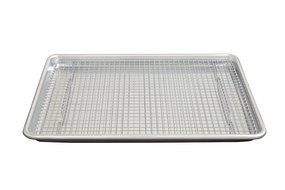 Mrs. Anderson&rsquo;s Baking Professional Half Sheet Baking and Cooling Rack, Heavyweight Chrome, 16.5-Inches x 11.75... N2