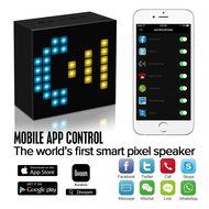 Divoom Aurabox Bluetooth 4.0 Smart LED Speaker with APP Control for Pixel Art Creation (Black) N3