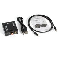 PROZOR Digital to Analog Converter DAC Digital SPDIF Toslink to Analog Stereo Audio L/R Converter Adapter with... N6