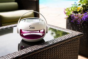 Sierra Outdoor Solar Powered Portable Bluetooth Wireless Speaker Purple N4