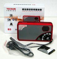 Tecsun B3 Portable Rechargeable Bluetooth Speaker with Built-in Micro SD Card Reader, Famous Tescun Radio Seris N6