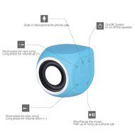 Waterproof (IP67) Mini Cube Bluetooth Speaker by Pantheon, Shower Pool Outdoor Speaker, Comes with Built-in Mini... N3