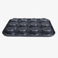 12 Stainless Iron Nonstick Baking Pan Tray Tin Cup Cakes Pudding Muffin Bun 2014 Clearance Sale N4