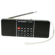 Portable Mutifunctional Bluetooth Dual Channel Digital AM / FM Radio Media Wireless Speaker MP3 Music Player Support...