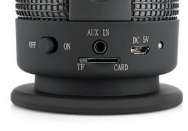 10 Watt Portable Bluetooth 4.0 Speaker - 360 Degree Sound, 88 LEDs, 5 Lighting Functions, Hands Free, Micro SD... N5