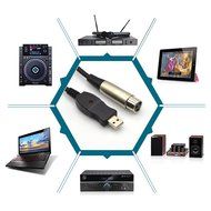 VAlinks USB Male to 3PIN XLR Female Mic Microphone Converter Cable Studio Audio Cable Connector Cords Adapter... N2