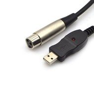 VAlinks USB Male to 3PIN XLR Female Mic Microphone Converter Cable Studio Audio Cable Connector Cords Adapter... N8