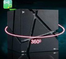 wBest Cube Ultra-Portable Wireless Bluetooth Speaker, Powerful Sound with Build-in Microphone, Work for iPhone... N3