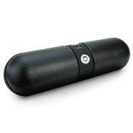 Pill Shape Portable Bluetooth Wireless Speaker with FM Radio, Micro SD, Line In. Built in Microphone, Rechargeable... N5