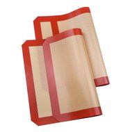 CareU(TM) Non-stick Silicone Baking Mat, Professional Grade Baking Cookie Sheet (2packs) N2