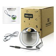 GizmoVine Bluetooth Speaker Wireless Portable Audio Powerful Sound Durable Long Lasting Playtime Silver N7