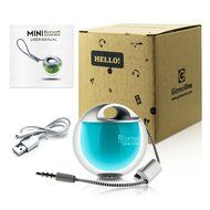GizmoVine Bluetooth Speaker Wireless Portable Audio Powerful Sound Durable Long Lasting Playtime Silver N21