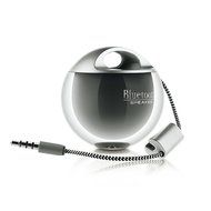 GizmoVine Bluetooth Speaker Wireless Portable Audio Powerful Sound Durable Long Lasting Playtime Silver N30