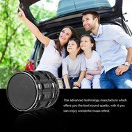 Portable Bluetooth 3.0 Speakers&#65292;Metal Steel Stereo Speaker with Fm Radio Support TF/Micro SD Card for Iphone/iPad... N2