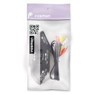 Fosmon Technology 3-Way Audio / Video RCA Switch Selector / Splitter Box &amp; AV Patch Cable for Connecting 3 RCA... N7