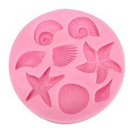 &quot;dipshop 3D Silicone Seashell Starfish Sea Snail Fondant Cake Chocolate Mold Mould Cake Decoration&quot; shopping