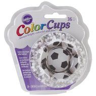 Wilton Standard Baking Cups, Soccer Color