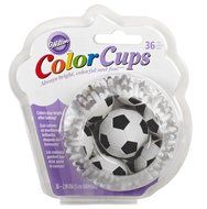Wilton Standard Baking Cups, Soccer Color N2