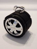 Waterproof Portable Bluetooth Speaker Super Bass, Powerful Sound, Whell Shape Design with speaker phone function N3