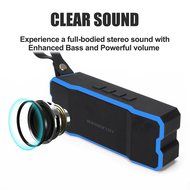 [Waterproof IPX7] BOOMER VIVI Outdoor Portable Wireless Bluetooth V4.0 Speakers With 10W Bass, Stereo Pairing,... N10