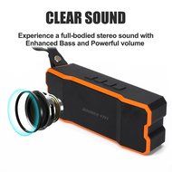 [Waterproof IPX7] BOOMER VIVI Outdoor Portable Wireless Bluetooth V4.0 Speakers With 10W Bass, Stereo Pairing,... N15