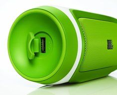 JBL Charge Portable Wireless Stereo Speaker and Charger with Bluetooth (Gray) N15