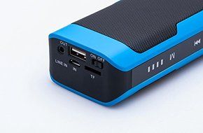 Portable Bluetooth Speaker - 4000mAh Power Bank, FM Radio, Support Hands-free, Micro SD Card Port, Touch Control N6