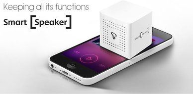 SK UO Portable Mini Wireless Bluetooth Speaker(1.7-inch Cube, 6Watt with 10 hours of playing time, White)