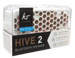 Kitsound Hive2 Bluetooth Wireless Universal Portable Rugged Stereo Speaker With 3.5 Mm Jack Compatible Smartphones... N6