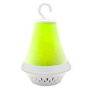 Mini Portable Rechargeable Wireless Bluetooth Speaker LED Light Decorative with TF Card Slot USB Cable - LED White