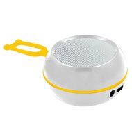 Mini Portable Rechargeable Wireless Bluetooth Speaker LED Light Decorative with TF Card Slot USB Cable - LED White N18