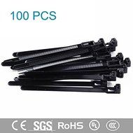 C2G / Cables To Go 43036 4-Inch Cable Ties - 100 Pack (Black) N10