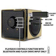 GOgroove BlueSYNC BX Rechargeable Bluetooth Wood Style Speaker with NFC Technology and Removable Battery - Works... N4