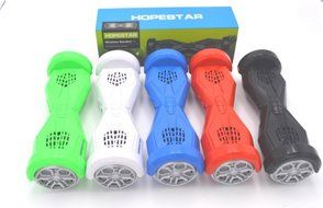 Portable Wireless Speaker, Hoverboard Scooter Shaped Stereo Bluetooth Speaker with Microphone AUX Input Music... N3