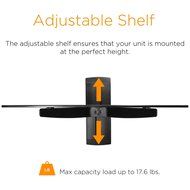 TV Wall Mount, Ematic TV Wall Mount Kit with Cable Organization for DVD Players, DVRs and Console Gaming Systems... N2
