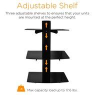 TV Wall Mount, Ematic TV Wall Mount Kit with Cable Organization for DVD Players, DVRs and Console Gaming Systems... N8