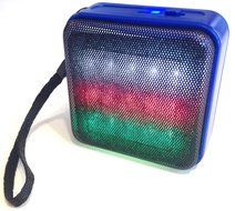 Bass Jaxx Bluetooth Matrix LED Light-Up Wireless Speaker Blue