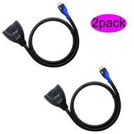 A-tech Sl2103pt1m Is a 2 Port HDMI Switch2&times;1 with 3ft HDMI Pigtail Cable in ABS Black.with This HDMI Switcher... N13
