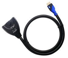 A-tech Sl2103pt1m Is a 2 Port HDMI Switch2&times;1 with 3ft HDMI Pigtail Cable in ABS Black.with This HDMI Switcher... N17