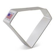 Ann Clark Jewel Gem Stone Cookie and Fondant Cutter - 3.5 Inches - US Tin Plated Steel