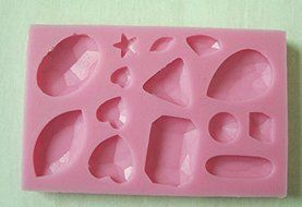 HSE five star and love shape Silicone 3D Mold Cookware Dining Bar Non-Stick Cake Decorating fondant soap mold