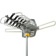 Best Choice Products HDTV Rotor Remote Outdoor Amplified Antenna 360&deg; UHF/VHF/FM HD TV 150 Miles