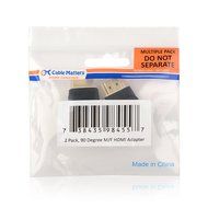 Cable Matters Combo, 270 Degree and 90 Degree HDMI Male to Female Adapter N11