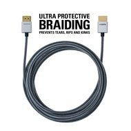 Sanus Super Slim 4' HDMI cable - 4 Feet - 18 Gbps High-Speed Supports Full 1080P, 4K, UltraHD, 3D, Ethernet, and... N4