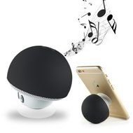 Infitary Wireless Bluetooth Speaker, Hands-free talk with Phone Stand Mushroom Bluetooth Speaker, Black N7
