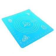 HuntGold Durable 26*29cm Silicone Pastry Mat Baking Bakeware Oven Liner Tray Sheet Mat(blue)