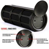 Waterproof Bluetooth Speaker, Alpatronix AX410 3000mAh Portable 12W Stereo Shockproof Wireless Speaker with Built-in... N9