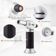 SMAGREHO Professional Kitchen Butane Culinary Torch for Creme Brulee and Food , refillable (butane gas not included) N3