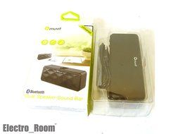 Muvit Bluetooth dual sound bar speakerphone - black N2